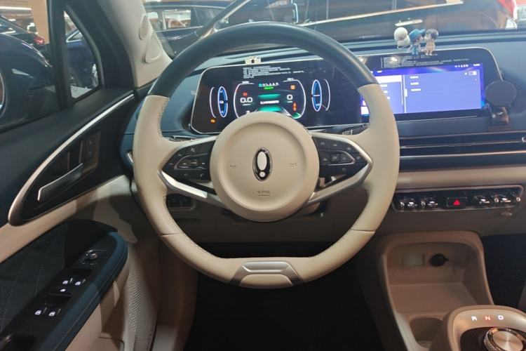 Used ORA Good Cat 2022 Morandi Edition 400km Standard Range Luxury Version Lithium-Ion Battery Steering Wheel