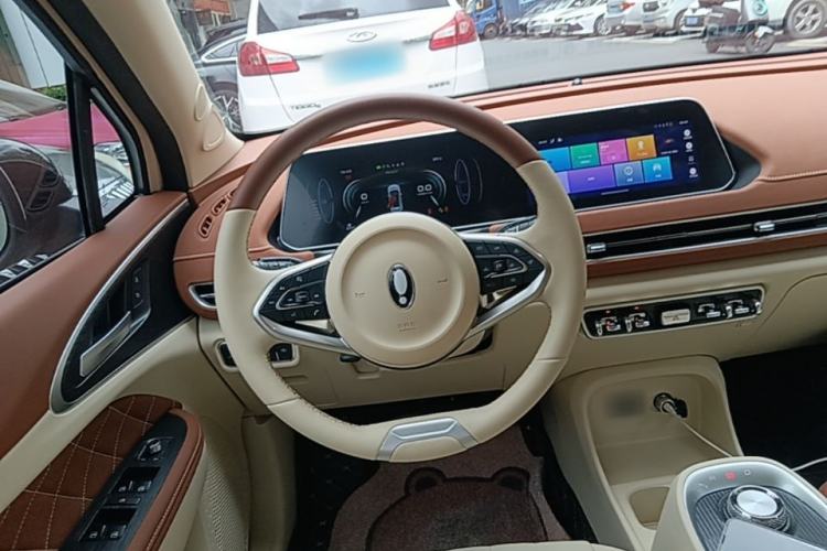 Used ORA Good Cat 2022 Morandi Edition 400km Standard Range Two-Week Young Enjoyment Version Lithium Iron Phosphate Steering Wheel