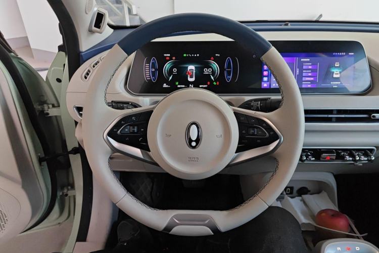 Used ORA Good Cat 2022 Morandi Edition 400km Standard Range Premium Version Lithium-Ion Battery Steering Wheel