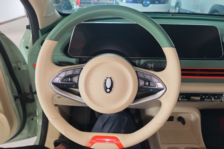 Used ORA Good Cat 2022 Morandi Edition 400km Standard Range Luxury Version Lithium-Ion Battery Steering Wheel