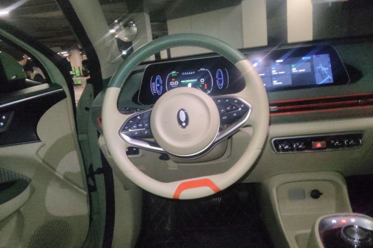 Used ORA Good Cat 2022 Morandi Edition 400km Standard Range Luxury Version Lithium Iron Phosphate Steering Wheel