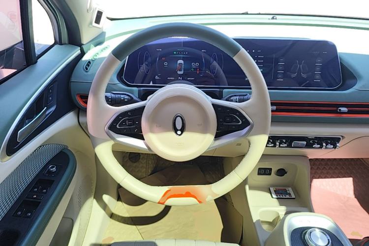 Used ORA Good Cat 2022 Morandi Edition 400km Standard Range Premium Version Lithium Iron Phosphate Steering Wheel