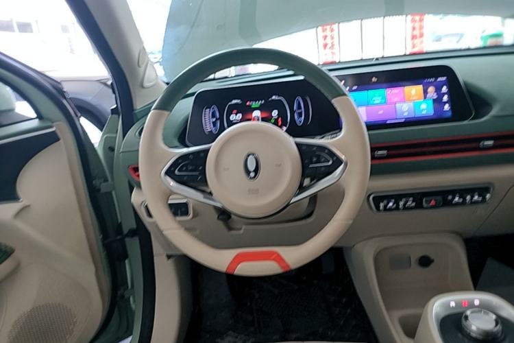 Used ORA Good Cat 2022 Morandi Edition 400km Standard Range Luxury Version Lithium-Ion Battery Steering Wheel