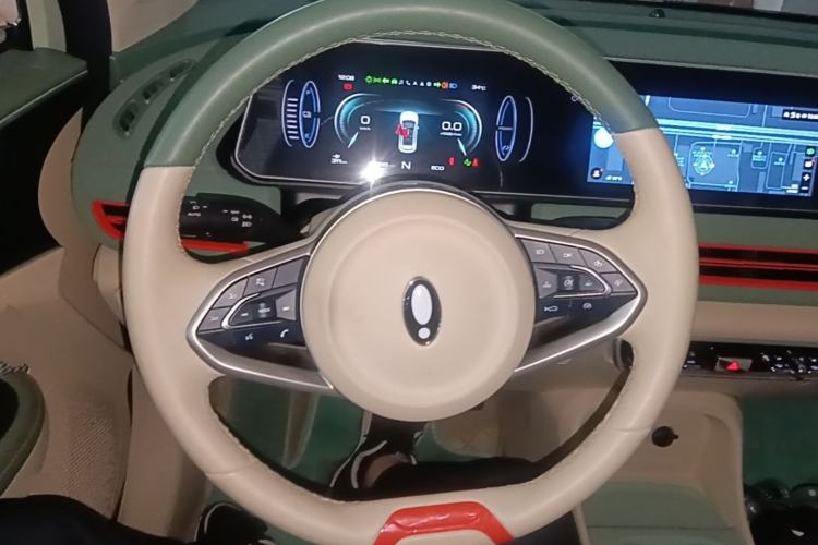 Used ORA Good Cat 2022 Morandi Edition 400km Standard Range Luxury Version Lithium Iron Phosphate Steering Wheel
