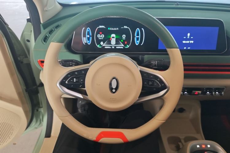 Used ORA Good Cat 2022 Morandi Edition 400km Standard Range Luxury Version Lithium-Ion Battery Steering Wheel