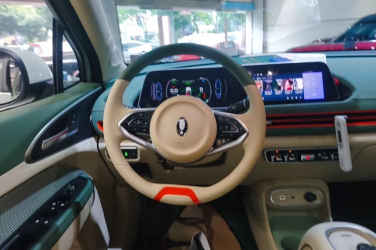 Used ORA Good Cat 2022 400km Standard Range Luxury Version Lithium Iron Phosphate Steering Wheel