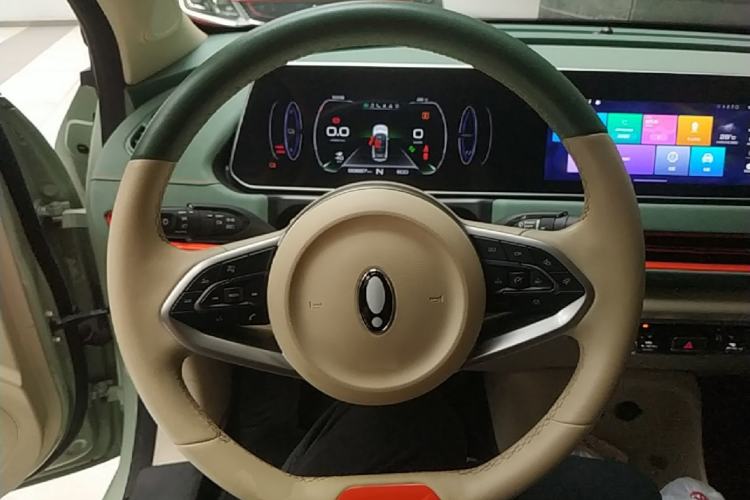 Used ORA Good Cat 2022 Morandi Edition 400km Standard Range Luxury Version Lithium Iron Phosphate Steering Wheel