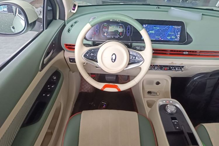 Used ORA Good Cat 2022 Morandi Edition 400km Standard Range Two-Week Young Enjoyment Version Lithium Iron Phosphate Steering Wheel