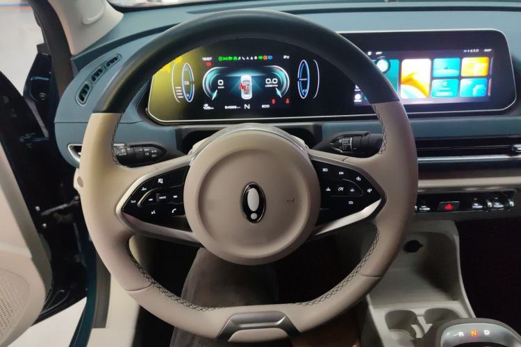 Used ORA Good Cat 2022 Morandi Edition 400km Standard Range Luxury Version Lithium Iron Phosphate Steering Wheel