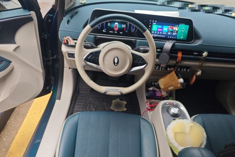 Used ORA Good Cat 2022 Morandi Edition 400km Standard Range Premium Version Lithium Iron Phosphate Steering Wheel