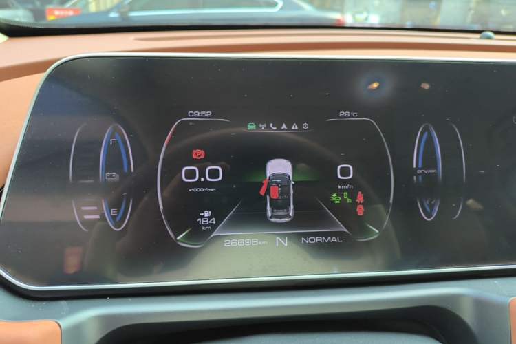Used ORA Good Cat 2022 Morandi Edition 400km Standard Range Two-Week Young Enjoyment Version Lithium Iron Phosphate Instrument Cluster