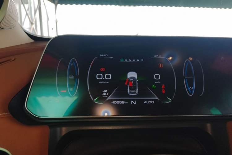 Used ORA Good Cat 2022 Morandi Edition 400km Standard Range Premium Version Lithium Iron Phosphate Instrument Cluster