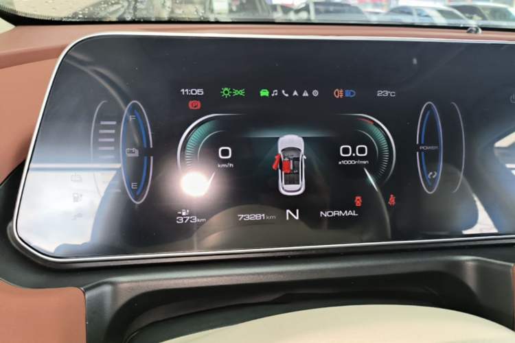 Used ORA Good Cat 2022 Morandi Edition 400km Standard Range Luxury Version Lithium Iron Phosphate Instrument Cluster