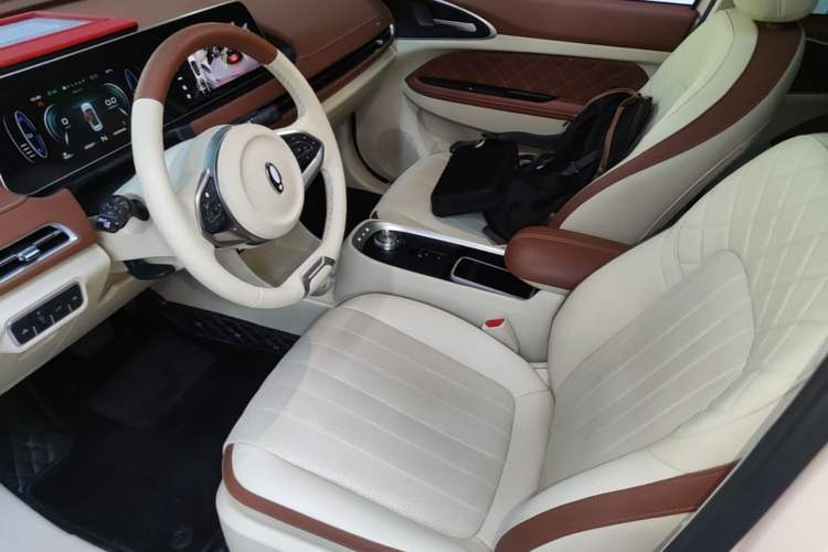 Used ORA Good Cat 2022 Morandi Edition 400km Standard Range Premium Version Lithium-Ion Battery Left Front Seat