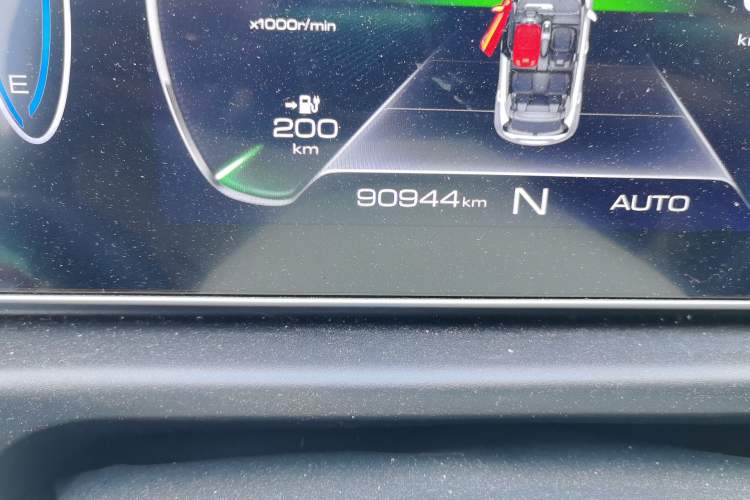 Used ORA Good Cat 2022 400km Standard Range Premium Version Lithium Iron Phosphate Odometer Close Up