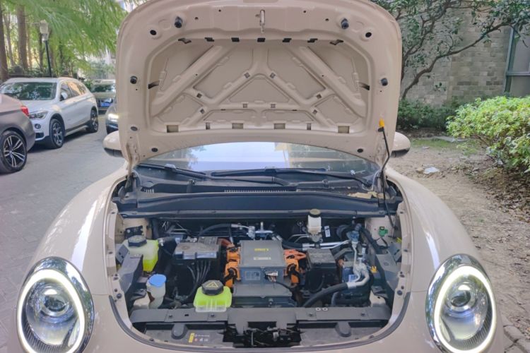Used ORA Good Cat 2022 400km Standard Range Luxury Version Lithium Iron Phosphate Engine Bay