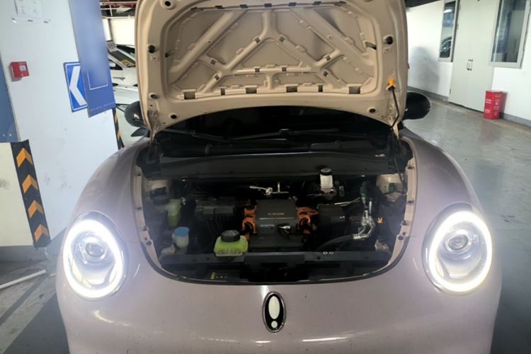Used ORA Good Cat 2022 Morandi Edition 400km Standard Range Luxury Version Lithium Iron Phosphate Engine Bay