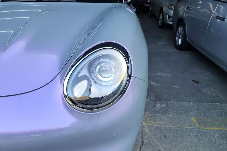 Used ORA Good Cat 2022 Morandi Edition 400km Standard Range Premium Version Lithium Iron Phosphate Left Front Headlight