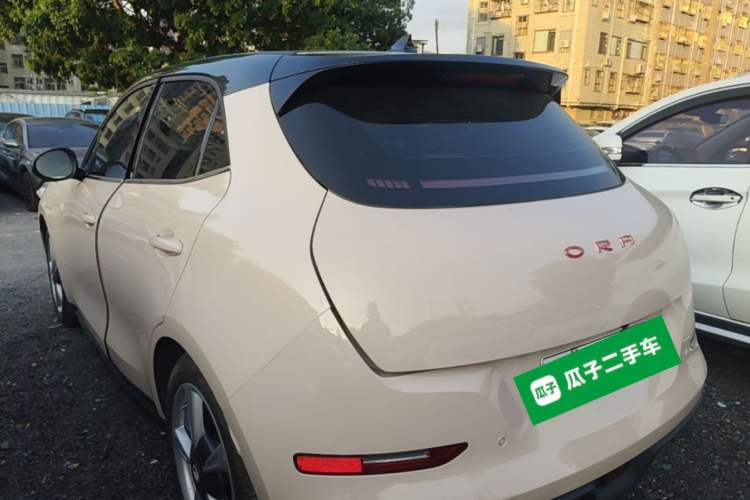 Used ORA Good Cat 2022 Morandi Edition 400km Standard Range Premium Version Lithium-Ion Battery Rear Left 45 Deg