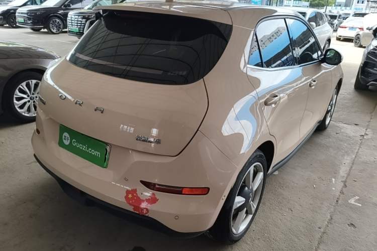 Used ORA Good Cat 2022 Morandi Edition 400km Standard Range Premium Version Lithium-Ion Battery Rear Right 45 Deg
