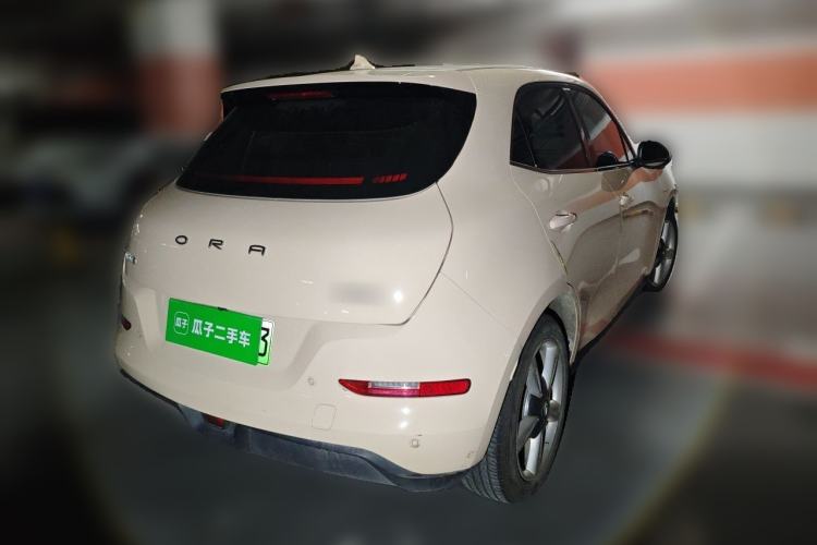 Used ORA Good Cat 2022 Morandi Edition 500 km Long Range Luxury Version Lithium Ternary Rear Right 45 Deg