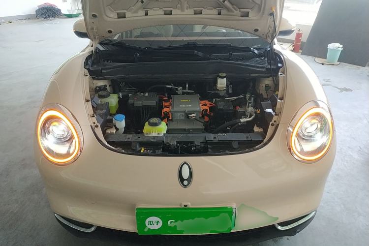 Used ORA Good Cat 2022 Morandi Edition 400km Standard Range Luxury Version Lithium Iron Phosphate Engine Bay