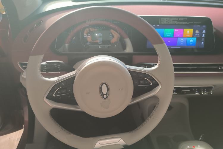 Used ORA Good Cat 2022 400km Standard Range Luxury Version Lithium Iron Phosphate Steering Wheel