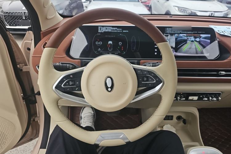 Used ORA Good Cat 2022 400km Standard Range Luxury Version Lithium Iron Phosphate Steering Wheel