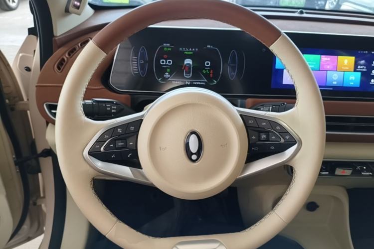Used ORA Good Cat 2022 Morandi Edition 400km Standard Range Premium Version Lithium-Ion Battery Steering Wheel
