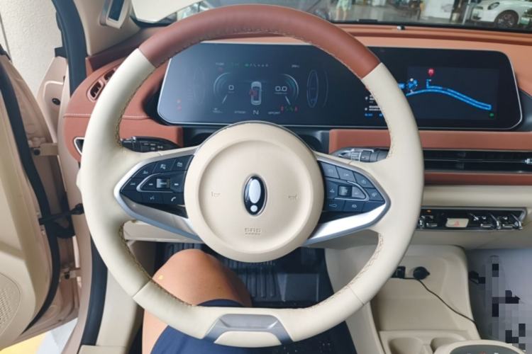 Used ORA Good Cat 2022 Morandi Edition 400km Standard Range Premium Version Lithium Iron Phosphate Steering Wheel