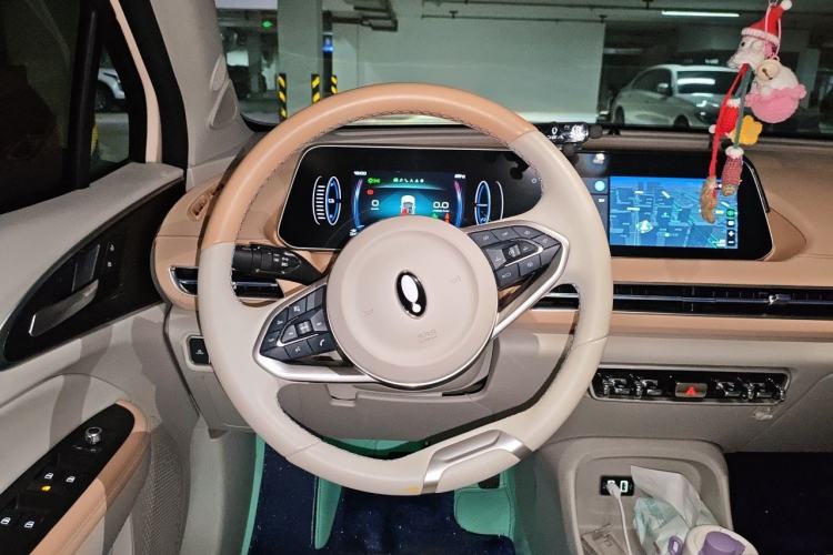 Used ORA Good Cat 2022 Morandi Edition 400km Standard Range Luxury Version Lithium Iron Phosphate Steering Wheel