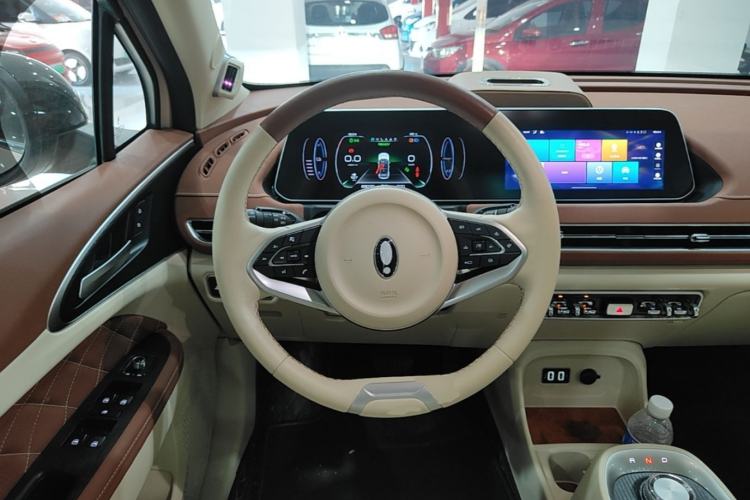 Used ORA Good Cat 2022 Morandi Edition 400km Standard Range Premium Version Lithium-Ion Battery Steering Wheel