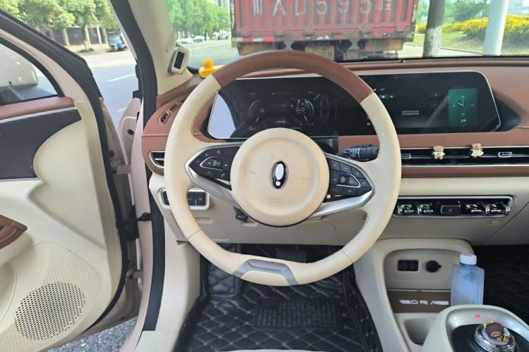 Used ORA Good Cat 2022 400km Standard Range Premium Version Lithium Iron Phosphate Steering Wheel