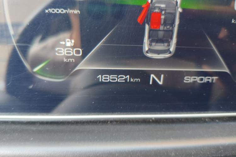 Used ORA Good Cat 2022 400km Standard Range Luxury Version Lithium Iron Phosphate Odometer Close Up