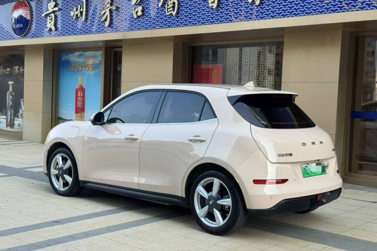 Used ORA Good Cat 2022 Morandi Edition 400km Standard Range Two-Week Young Enjoyment Version Lithium Iron Phosphate Exterior 3