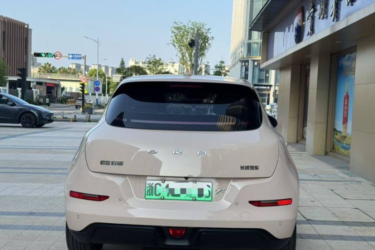 Used ORA Good Cat 2022 Morandi Edition 400km Standard Range Two-Week Young Enjoyment Version Lithium Iron Phosphate Exterior 4
