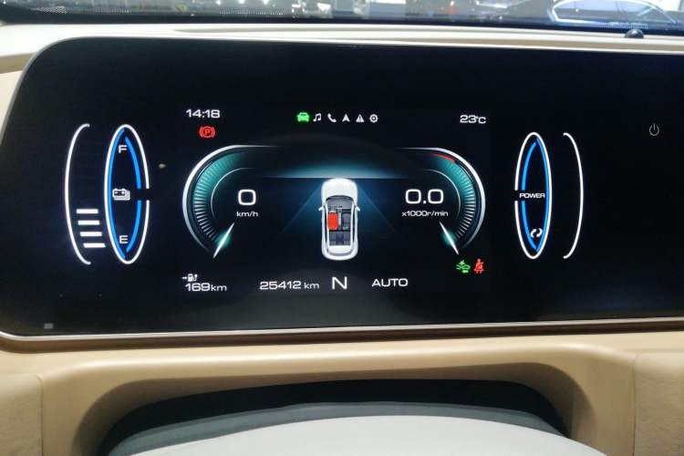Used ORA Good Cat 2022 Morandi Edition 400km Standard Range Luxury Version Lithium Iron Phosphate Instrument Cluster