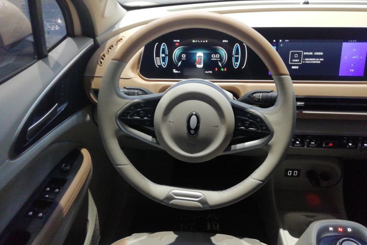 Used ORA Good Cat 2022 Morandi Edition 400km Standard Range Luxury Version Lithium Iron Phosphate Steering Wheel