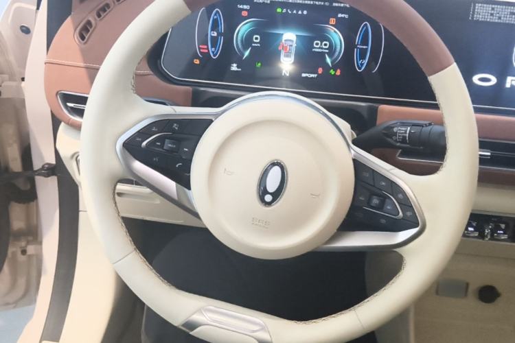 Used ORA Good Cat 2022 Morandi Edition 400km Standard Range Premium Version Lithium-Ion Battery Steering Wheel