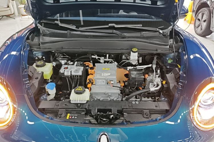 Used ORA Good Cat 2023 401 km Standard Range Luxury Version Lithium Iron Phosphate Engine Bay