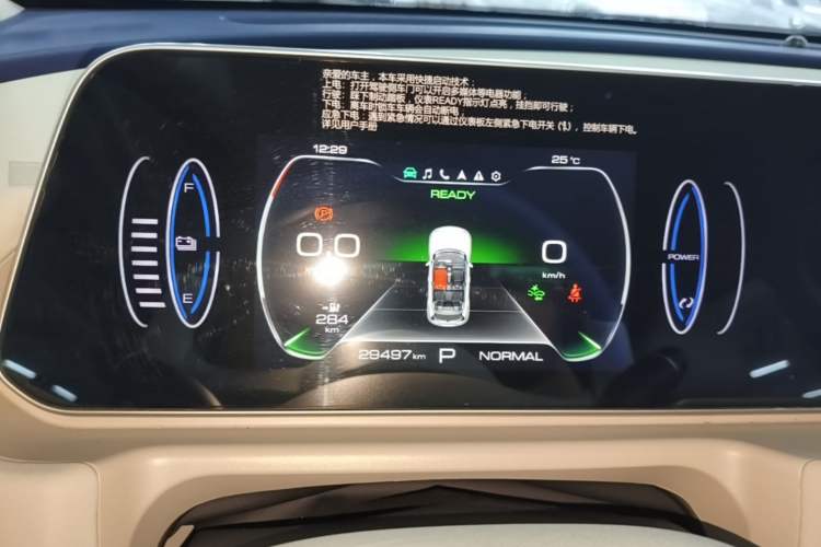 Used ORA Good Cat 2023 401 km Standard Range Luxury Version Lithium Iron Phosphate Instrument Cluster