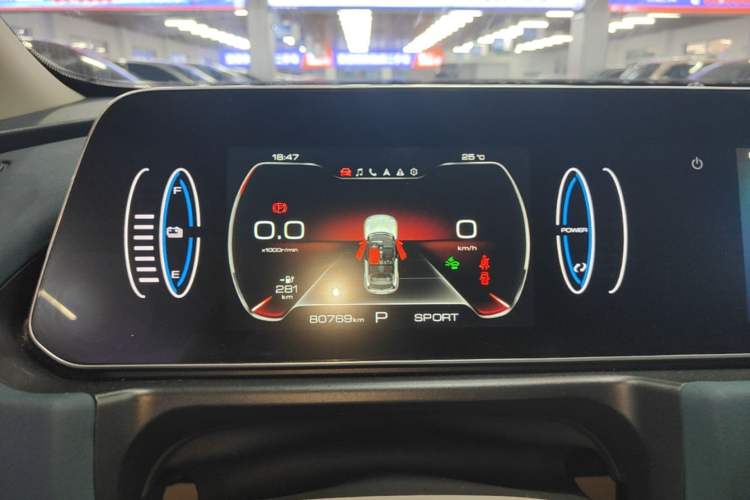 Used ORA Good Cat 2023 401 km Standard Range Comfort Version Lithium Iron Phosphate Instrument Cluster