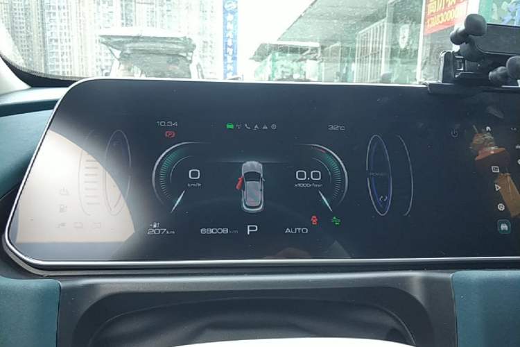 Used ORA Good Cat 2023 401 km Standard Range Prestige Version Lithium Iron Phosphate Instrument Cluster