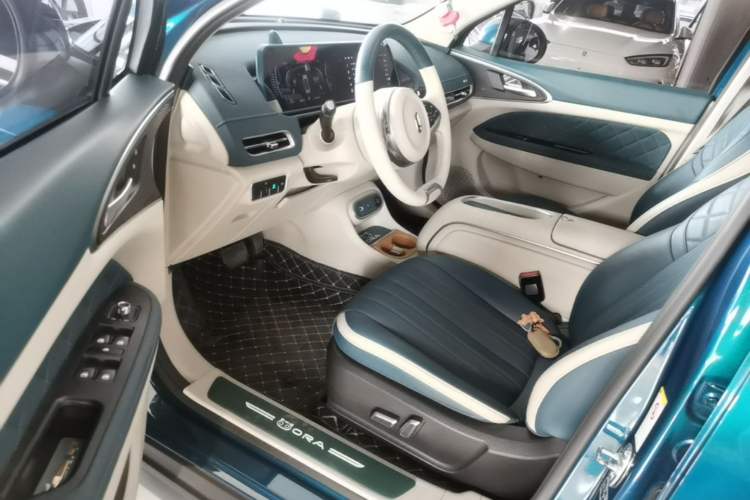 Used ORA Good Cat 2023 401 km Standard Range Luxury Version Lithium Iron Phosphate Left Front Seat
