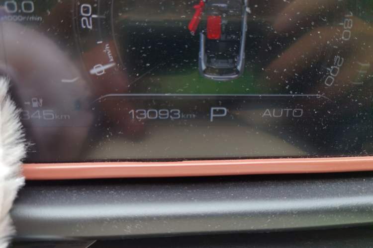 Used ORA Good Cat 2023 401 km Standard Range Prestige Version Lithium Iron Phosphate Odometer Close Up