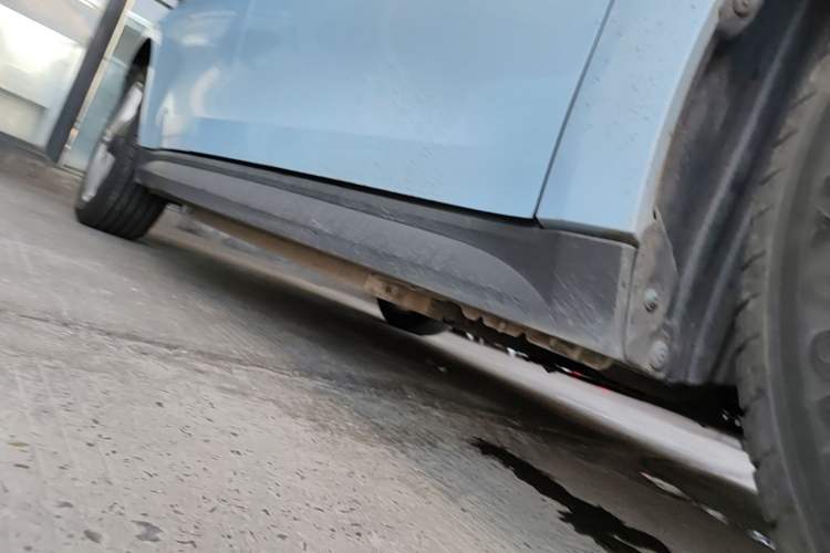 Used ORA Good Cat 2023 401 km Standard Range Luxury Version Lithium Iron Phosphate Right Side Sill