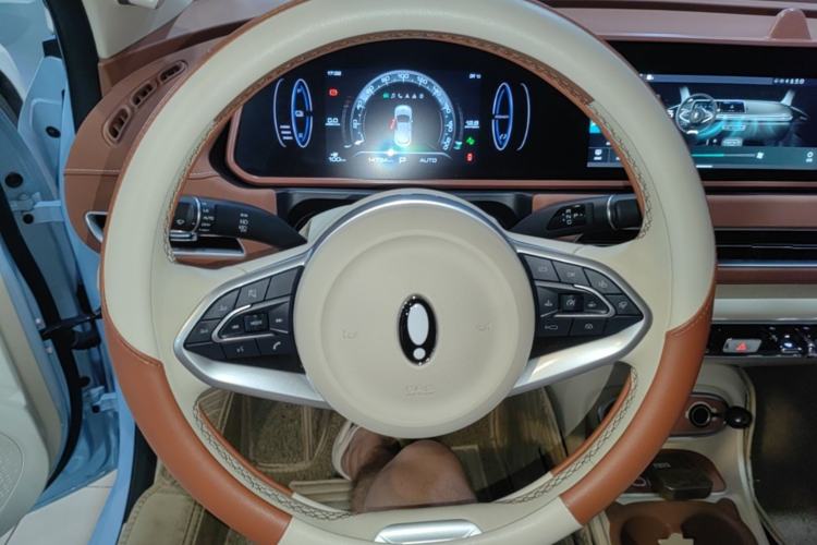 Used ORA Good Cat 2023 401 km Standard Range Prestige Version Lithium Iron Phosphate Steering Wheel