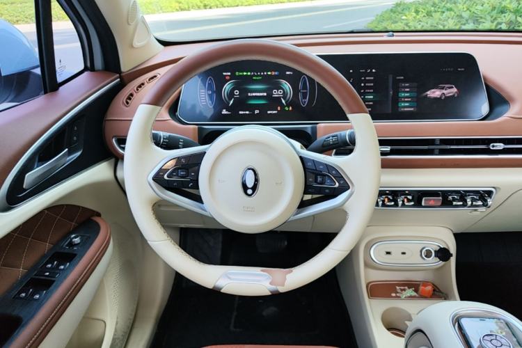 Used ORA Good Cat 2023 401 km Standard Range Luxury Version Lithium Iron Phosphate Steering Wheel