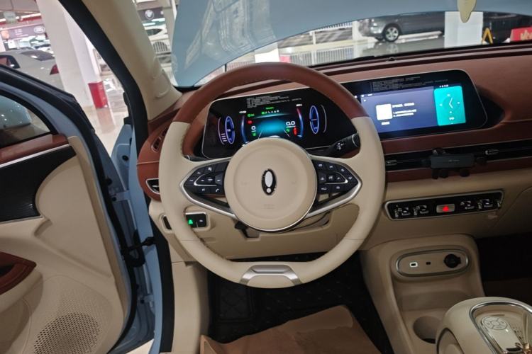 Used ORA Good Cat 2023 401 km Standard Range Luxury Version Lithium Iron Phosphate Steering Wheel