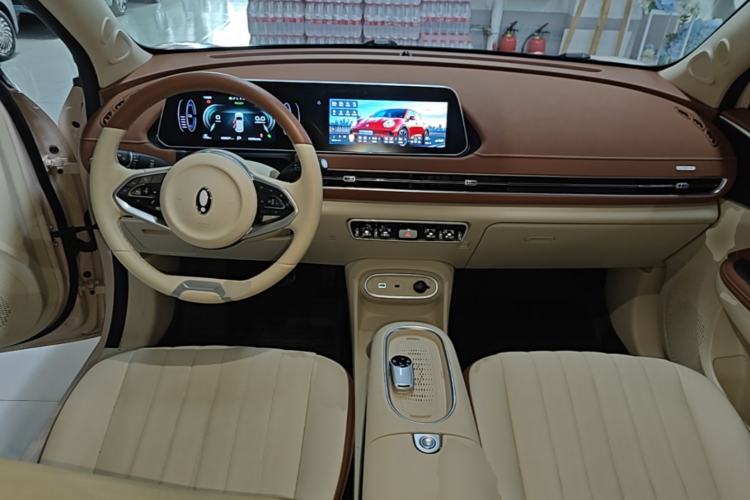 Used ORA Good Cat 2023 401 km Standard Range Luxury Version Lithium Iron Phosphate Center Console